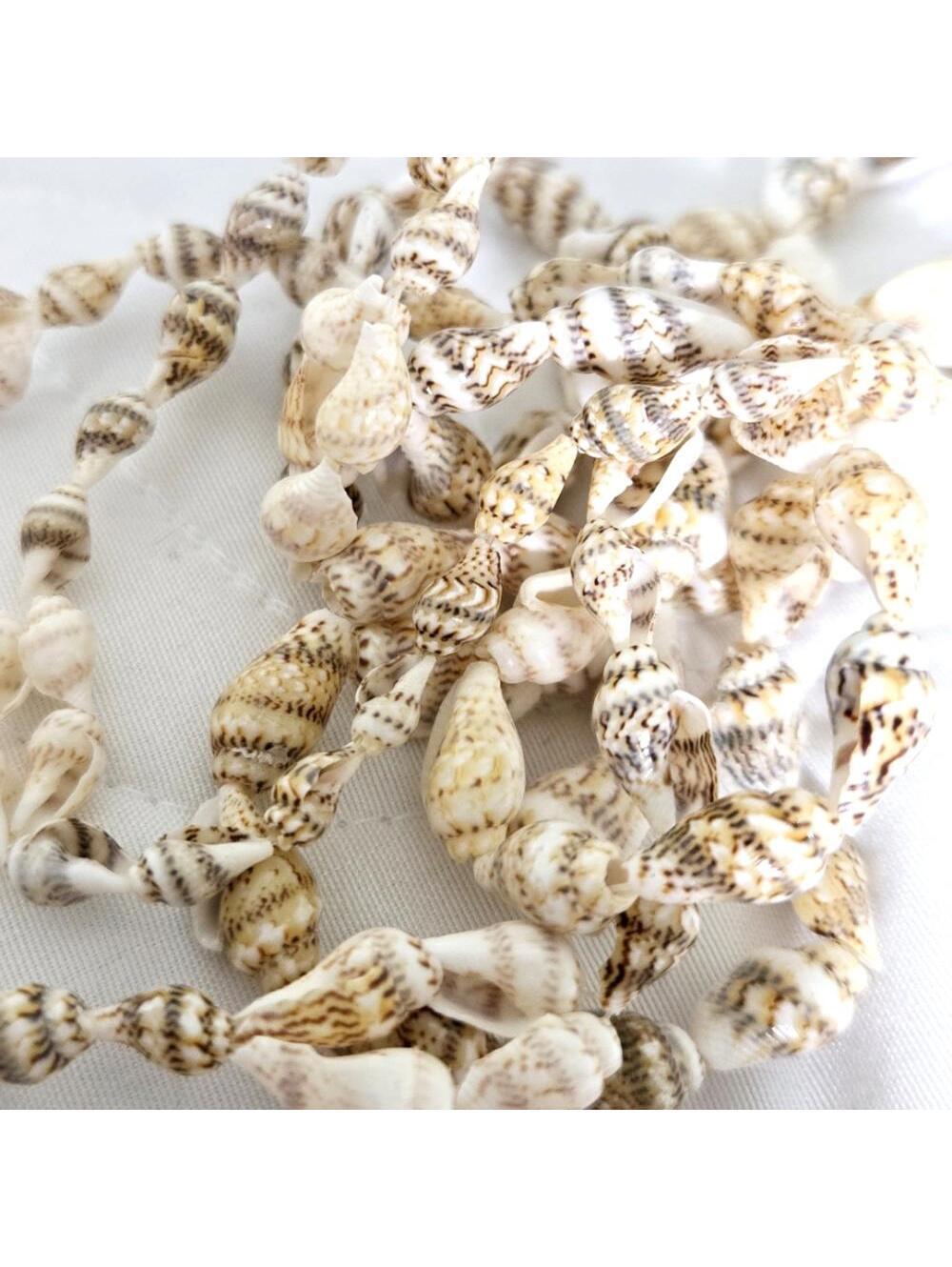 Natural Island Seashell Lei Necklace